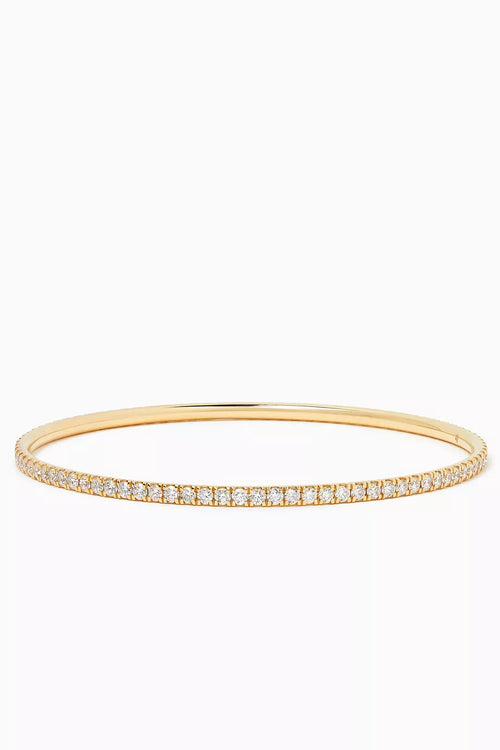 Brățară Fixă cu Diamante din Aur de 18kt